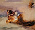 Study of a Lioness - John Frederick Lewis