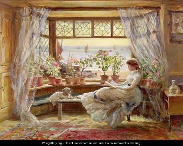 Reading by the Window Hastings - Charles James Lewis
