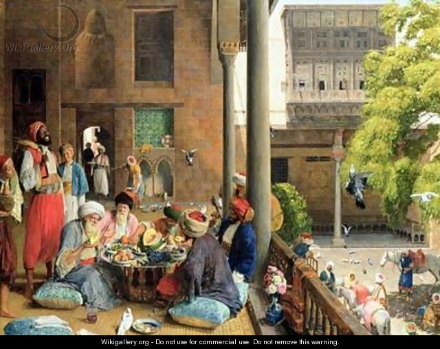 The Midday Meal Cairo - John Frederick Lewis
