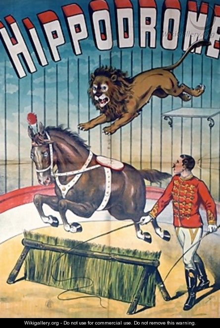 Poster advertising the Hippodrome circus - Charles Levy