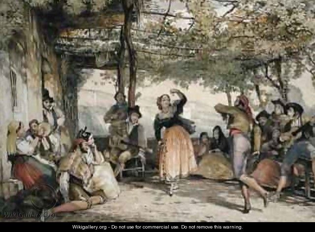 Peasants dancing the Bolero - John Frederick Lewis
