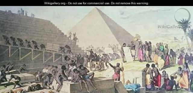 Construction of the Pyramids - H. Leutemann