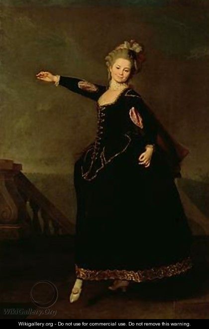 Portrait of Natalia Semenovna Borshchova 1758-1843 - Dmitry Levitsky