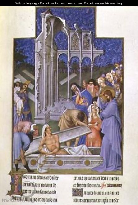 The Resurrection of Lazarus - Pol de Limbourg