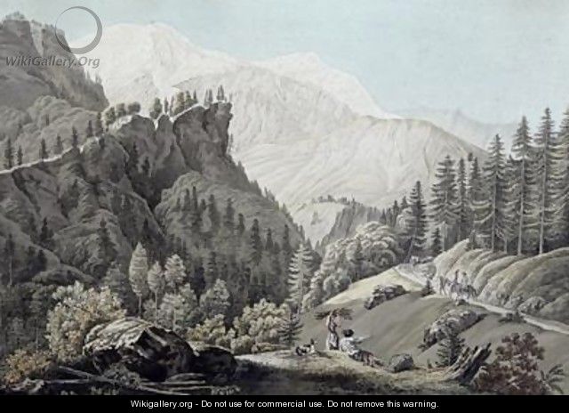 View of the Chamonix Valley 1789 - Jean Antoine Linck