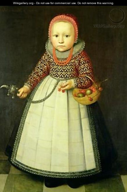 Portrait of a Young Girl - Adriaen van der Linde