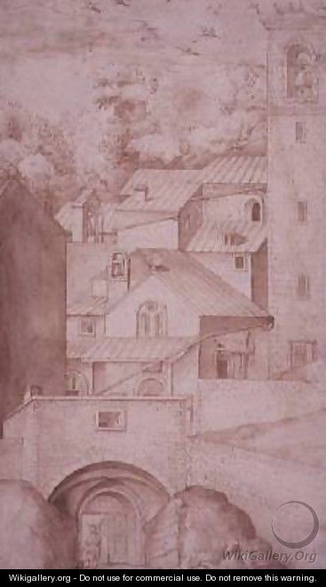 View of the Monastery of La Verna - Jacopo Ligozzi