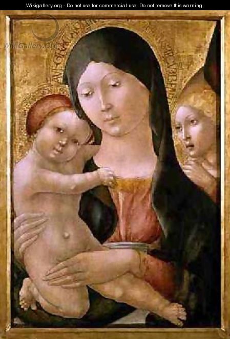 Madonna and Child with an Angel - da Verona Liberale (Bonfanti)