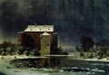 Haunted House in the Snow 1848 - Georg Emil Libert