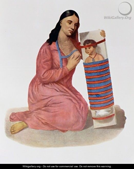 Chippeway Mother and Child 1826 - James Otto Lewis