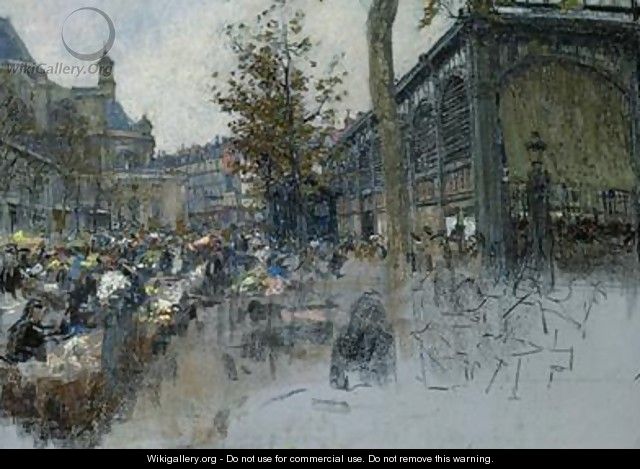 Study for Les Halles 1893 - Leon Augustin Lhermitte