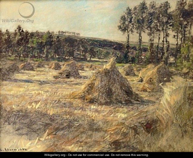 Haystacks in Sunset 1906 - Leon Augustin Lhermitte