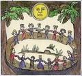 Circle of Witches dancing Beneath a Full Moon - William Linnell