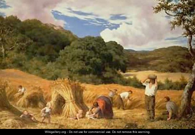 Cornfield in Surrey 1860 - William Linnell