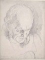 Portrait of William Blake 1757-1827 Leaning Forward - John Linnell