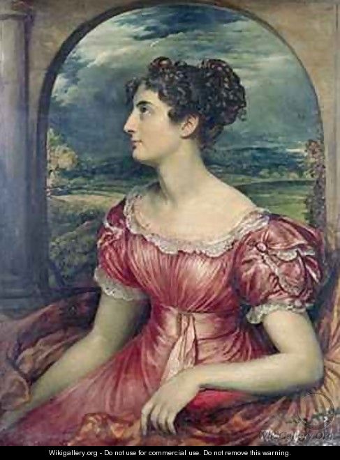 Portrait of Miss Puxley 1826 - John Linnell