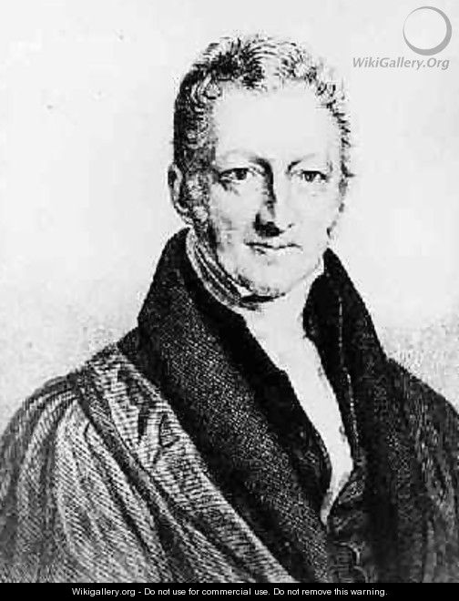 Portrait of Thomas Robert Malthus 1766-1834 - John Linnell