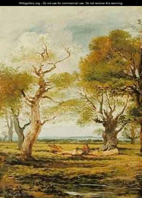 Landscape with Figures 1816 - John Linnell