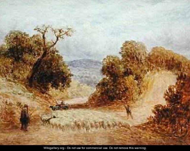 A Dusty Road 1868 - John Linnell