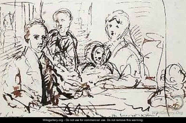 William Albin Garratt and Family 1830 - John Linnell