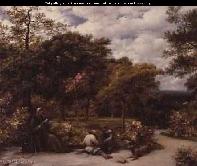 My Garden at Redhill 1859 - John Linnell