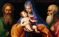 Virgin and Child with Saint Simon and Saint Jerome - Giovanni Agostino Da Lodi