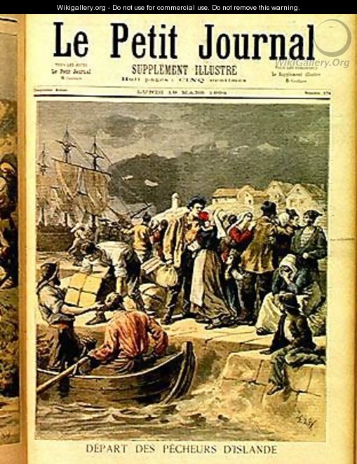 Departure of the Icelandic Fishermen - Frederic Lix