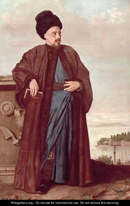 Richard Pococke in oriental costume 1738 - Etienne Liotard