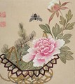 One of a series of paintings of flowers and insects 3 - Hua Liu
