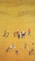 Kublai Khan 1214-94 Hunting Yuan dynasty 2 - (attr. to) Liu Kuan-tao
