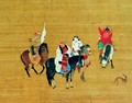 Kublai Khan 1214-94 Hunting Yuan dynasty - (attr. to) Liu Kuan-tao