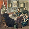 Pastor Johann Wilhelm Rautenberg and his Family 1833 - Carl Julius Milde