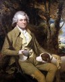 Portrait of Squire Morland with his gun and dog - James Miller