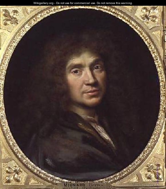Portrait of Moliere 1622-73 1871 - Pierre Mignard