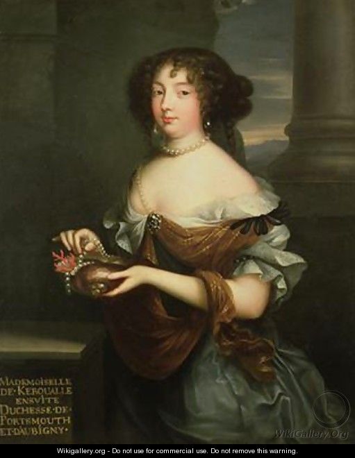 Louise de Keroualle 1649-1734 - Pierre Mignard