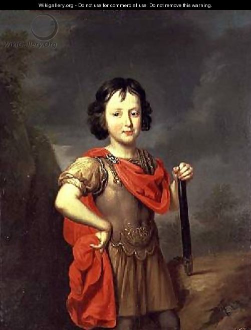 Portrait of Philippe II dOrleans 1674-1723 1687 - Pierre Mignard