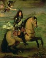 Equestrian Portrait of Louis XIV 1638-1715 Crowned by Victory 1692 - Pierre Mignard