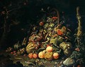 Fruit basket - Abraham Mignon