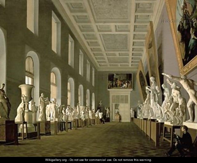 The Antiquities Gallery of the Academy of Fine Arts 1836 - Grigory Mikhailov