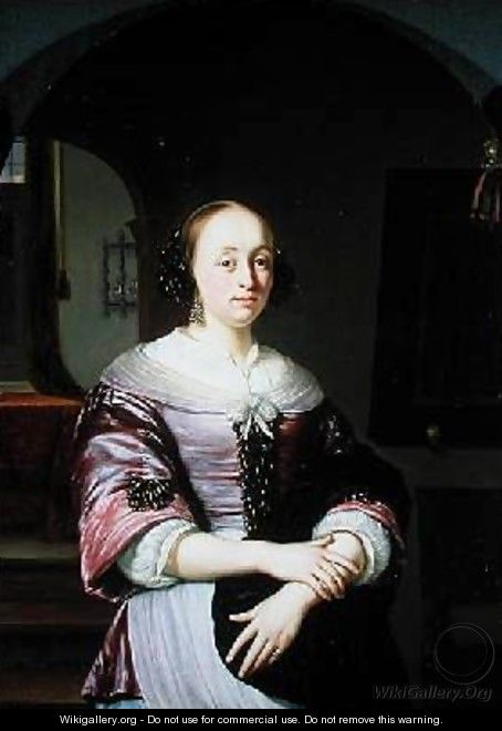 Portrait of a Lady 1673 - Frans van Mieris