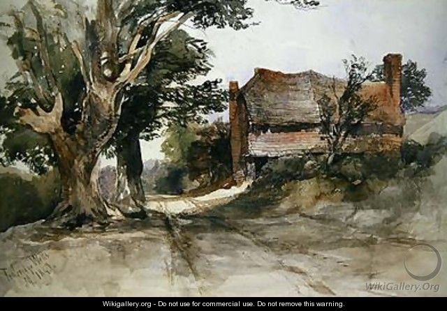 An Old Cottage at Tunbridge Wells 1847 - John Middleton