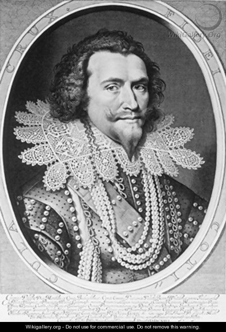Portrait of George Villiers 1st Duke of Buckingham 1592-1628 - Michiel Jansz. van Miereveld