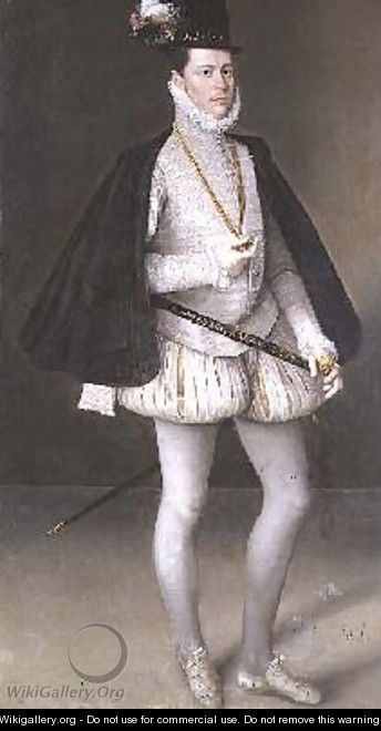 Portrait of Fernando de Aragon 5th Duke of Villahermosa 1546-92 - (attr. to) Mois, Roland de