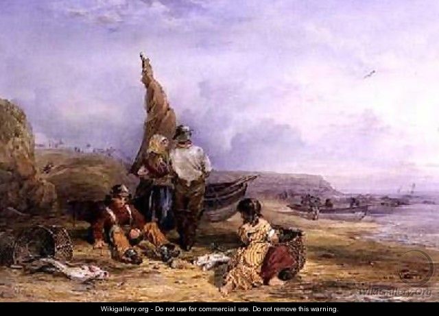 Figures on a Beach 1846 - John Henry Mole