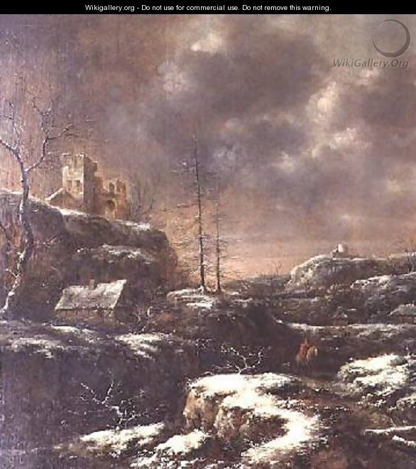 Winter Scene 3 - Claes Molenaar (see Molenaer)