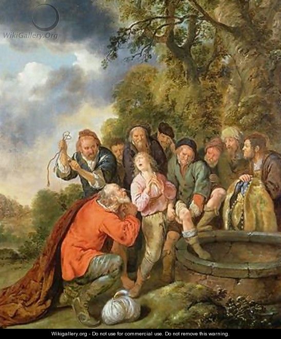 Joseph Being Cast into the Well by his Brothers - Jan Miense Molenaer