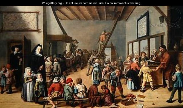 The School Room 1634 - Jan Miense Molenaer