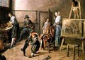 An Artists Studio 1631 - Jan Miense Molenaer