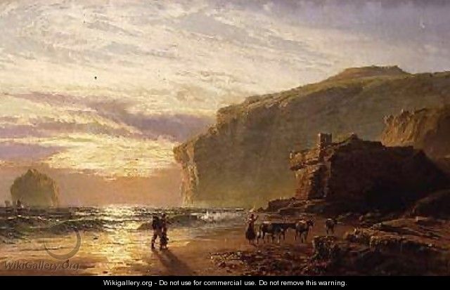 Off the Cornish Coast or Trebariwith Strand - John Mogford