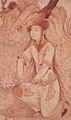 Girl with a fur bonnet Qazvin School Safavid Dynasty - Mohammedi